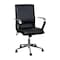 Flash Furniture Black LeatherSoft Office Chair with Chrome Arms GO-21111B-BK-CHR-GG - alternate 9